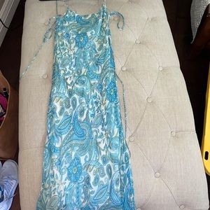 Women’s blue stylish dress. Looks new.